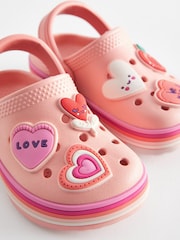Peach Pink Hearts Character Clogs - Image 5 of 5