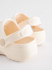 White Neutral Clogs - Image 6 of 8