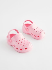 Pink Glitter Clogs - Image 1 of 5