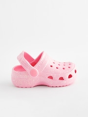 Pink Glitter Clogs - Image 2 of 5