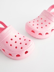 Pink Glitter Clogs - Image 5 of 5