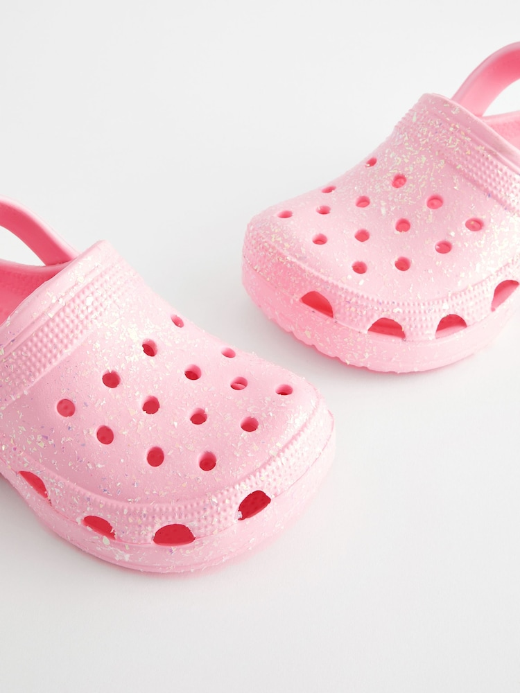 Pink Glitter Clogs - Image 5 of 5