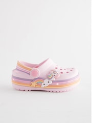 Pink Unicorn Light-Up Clogs - Image 2 of 5