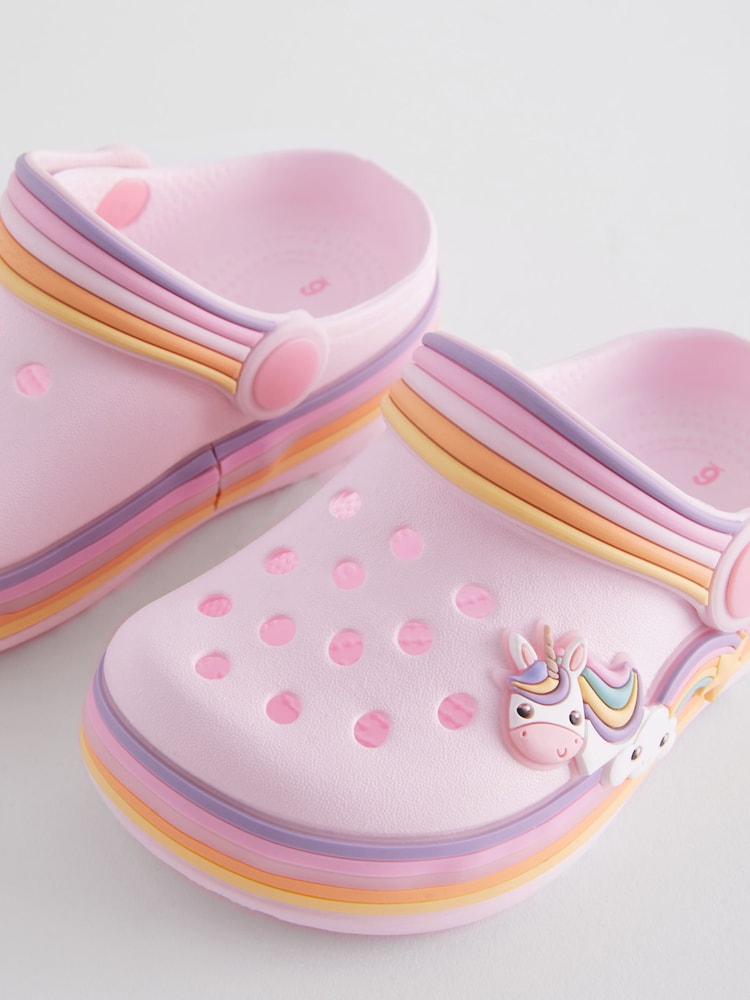 Pink Unicorn Light-Up Clogs - Image 5 of 5