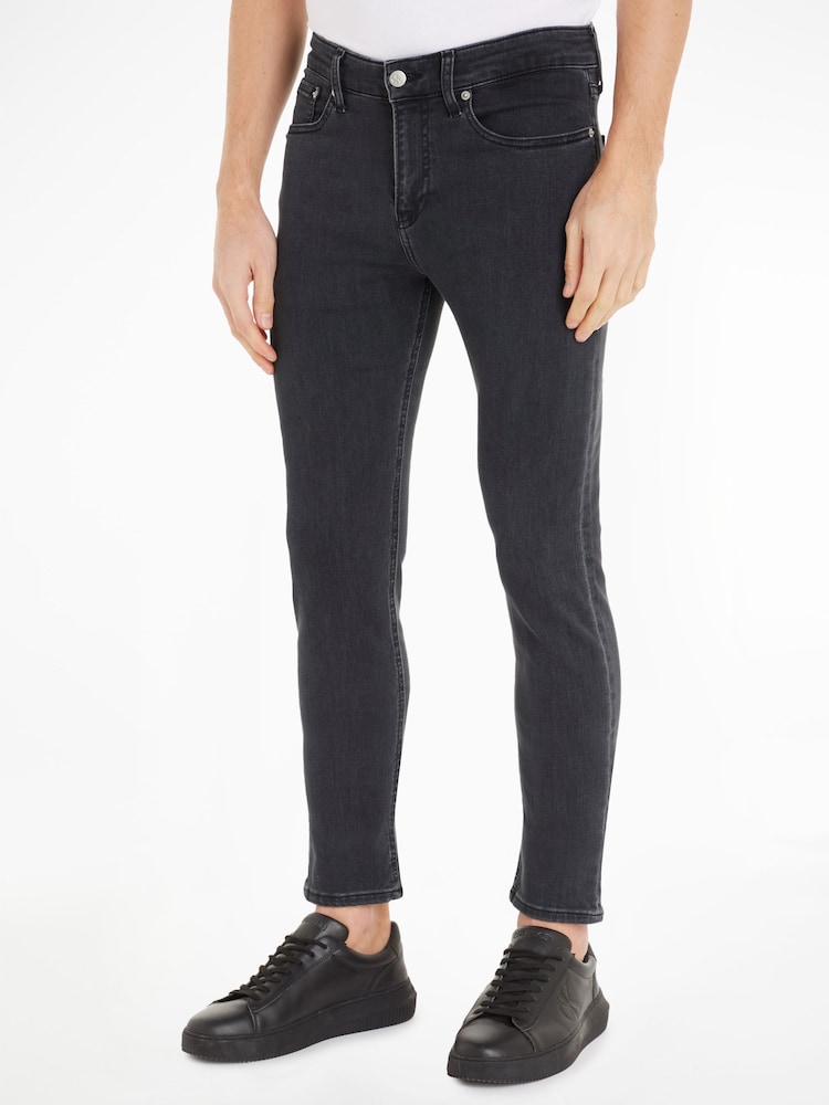 Calvin Klein Jeans Grey Skinny Jeans - Image 1 of 9
