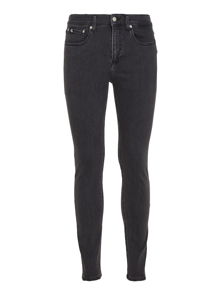 Calvin Klein Jeans Grey Skinny Jeans - Image 8 of 9
