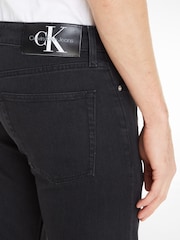 Calvin Klein Jeans Slim Fit Black Jeans - Image 3 of 5