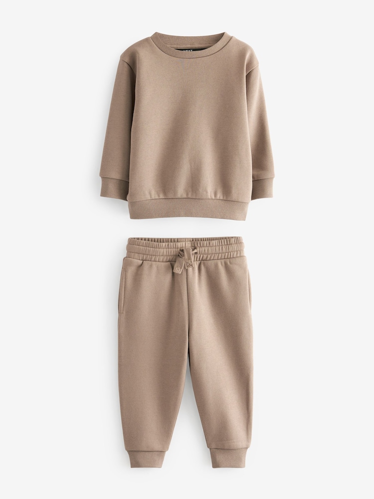 Stone - Set mit Jersey-Sweatshirt und Jogginghose, Uni (3 Monate bis 7 Jahre) - Image 5 of 7