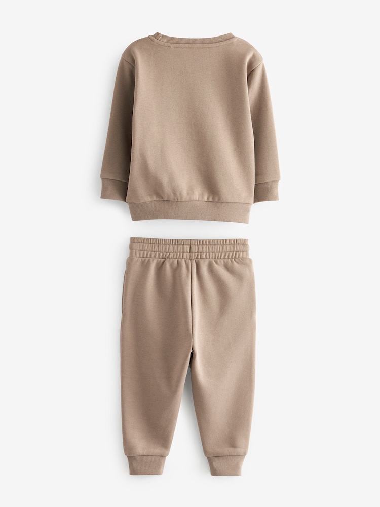 Stone - Set mit Jersey-Sweatshirt und Jogginghose, Uni (3 Monate bis 7 Jahre) - Image 6 of 7