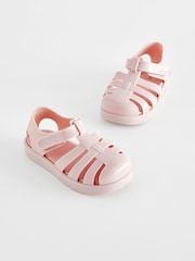 Pink Jelly Fisherman Sandals - Image 1 of 6