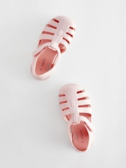 Pink Jelly Fisherman Sandals - Image 4 of 6