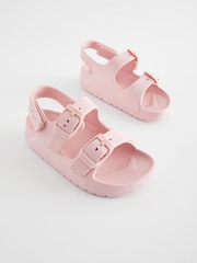 Pink Two Strap Sandals - Image 1 of 6