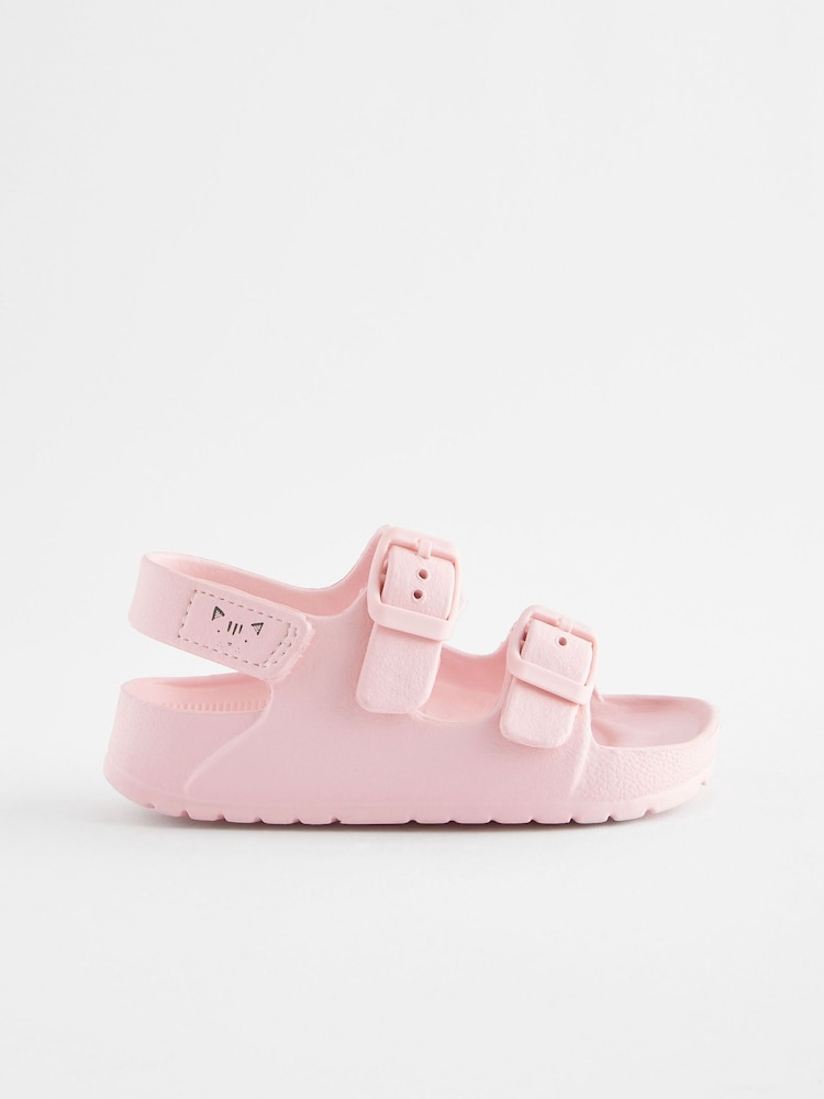 Buy Pink Two Strap Sandals from the Next UK online shop