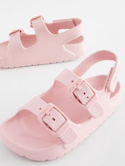 Pink Two Strap Sandals - Image 5 of 6