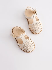 White Fisherman Sandals - Image 2 of 6