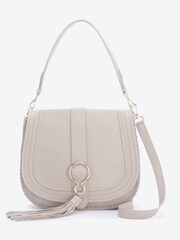 Mint Velvet Cream Leather Bag - Image 2 of 3