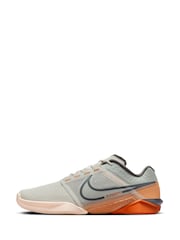Nike Orange/Grey Zoom Metcon Turbo 2 Training Trainers - Image 2 of 9