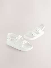 White Two Strap Sandals - Image 1 of 1