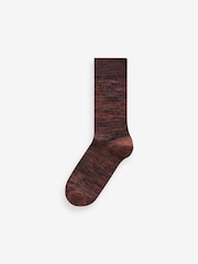 Blue/Green/Orange 5 Pack Embroidered Lasting Fresh Socks - Image 5 of 8
