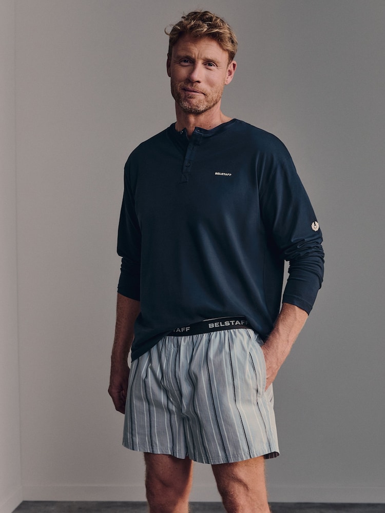 Blå - Belstaff Cotton Poplin Shorts - Bilde 1 av 5