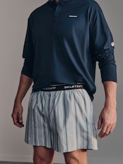 Blå - Belstaff Cotton Poplin Shorts - Bilde 3 av 5