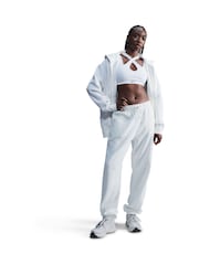 Nike Sail Oversized Mini Phoenix Fleece Swoosh Full Zip Hoodie - Image 3 of 8