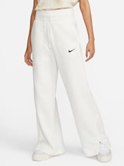 Nike Sail Phoenix Fleece High Waisted Wide Leg Joggers - Image 1 of 8