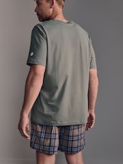 Rutemønster - Belstaff Cotton Poplin Shorts - Bilde 4 av 4