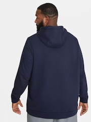 Nike Navy Dri-FIT Zip-Up Training Hoodie - Image 2 of 10