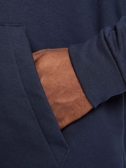 Nike Navy Dri-FIT Zip-Up Training Hoodie - Image 5 of 10