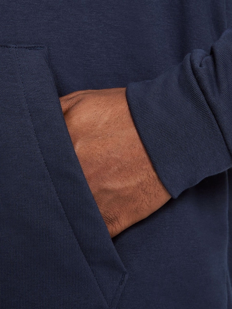 Nike Navy Dri-FIT Zip-Up Training Hoodie - Image 5 of 10