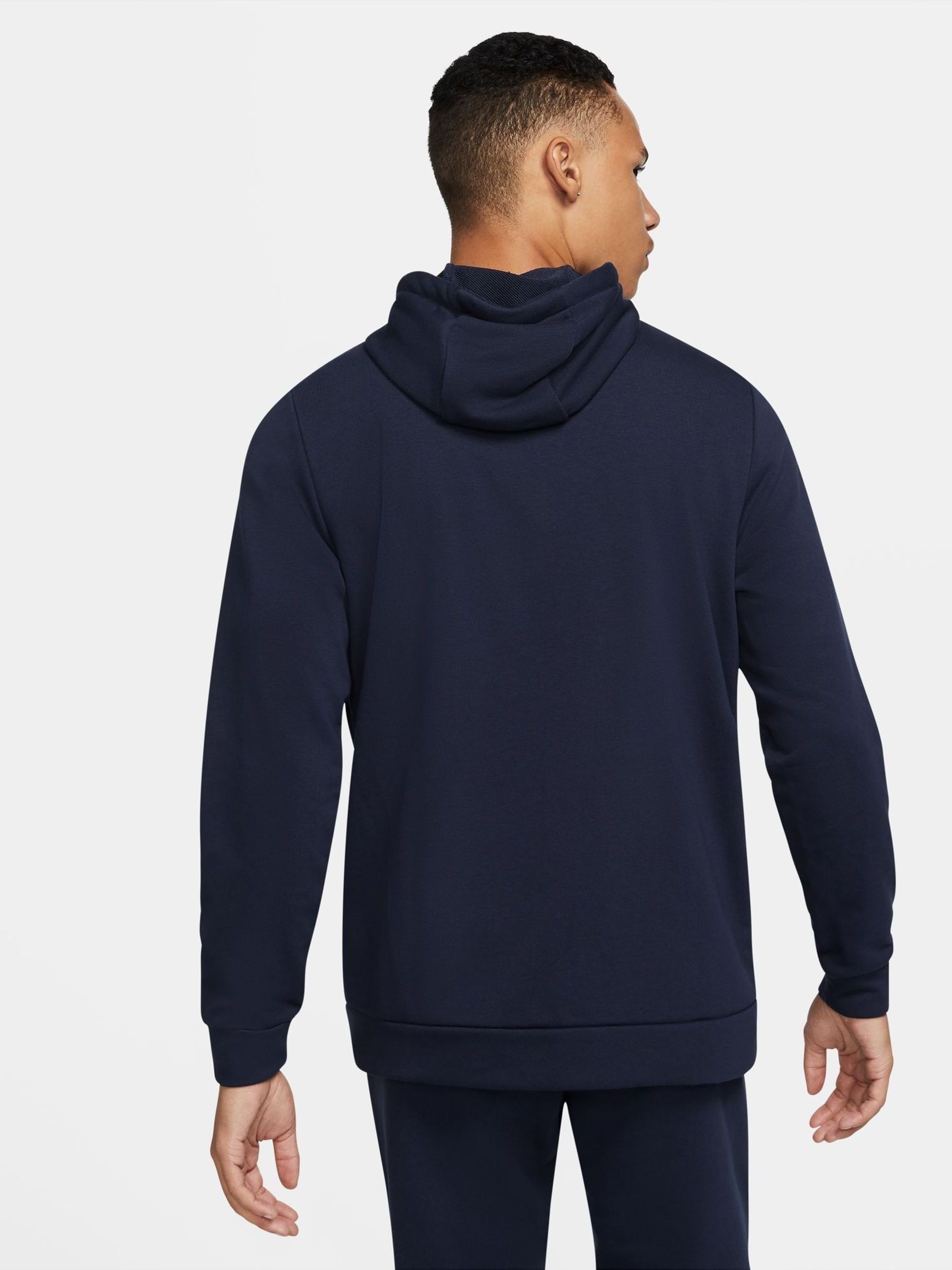 Buy Nike Navy Dri FIT Zip Up Training Hoodie from Next Luxembourg