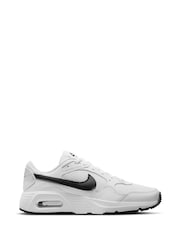Nike White/Black Youth Air Max SC Trainers - Image 1 of 10