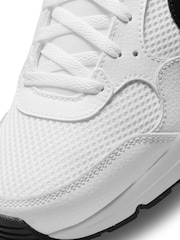 Nike White/Black Youth Air Max SC Trainers - Image 9 of 10