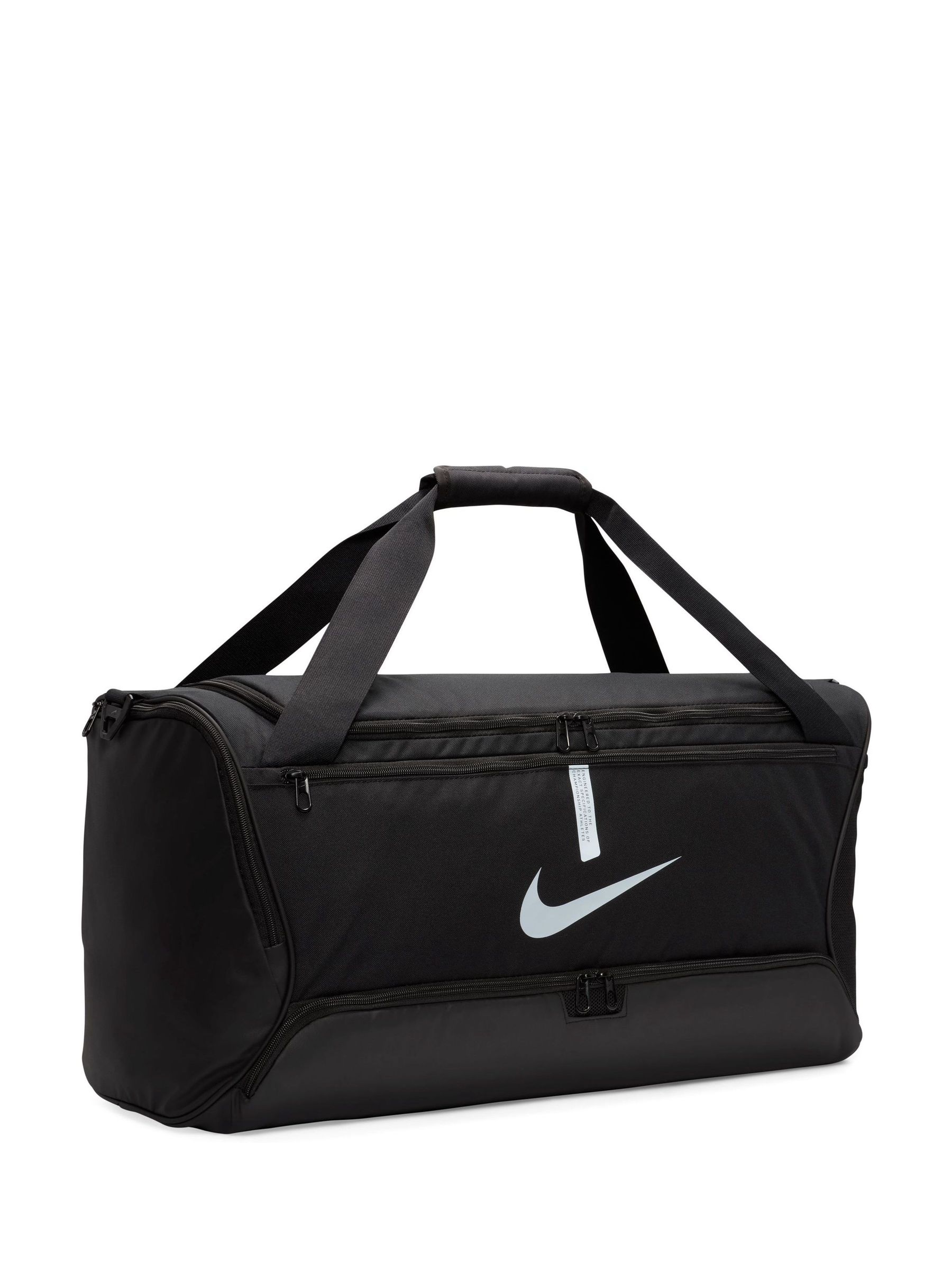 Black Nike Medium Academy Team Football Duffel Bag 60L