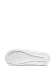 Nike White/Blue Victori One Sliders - Image 6 of 8
