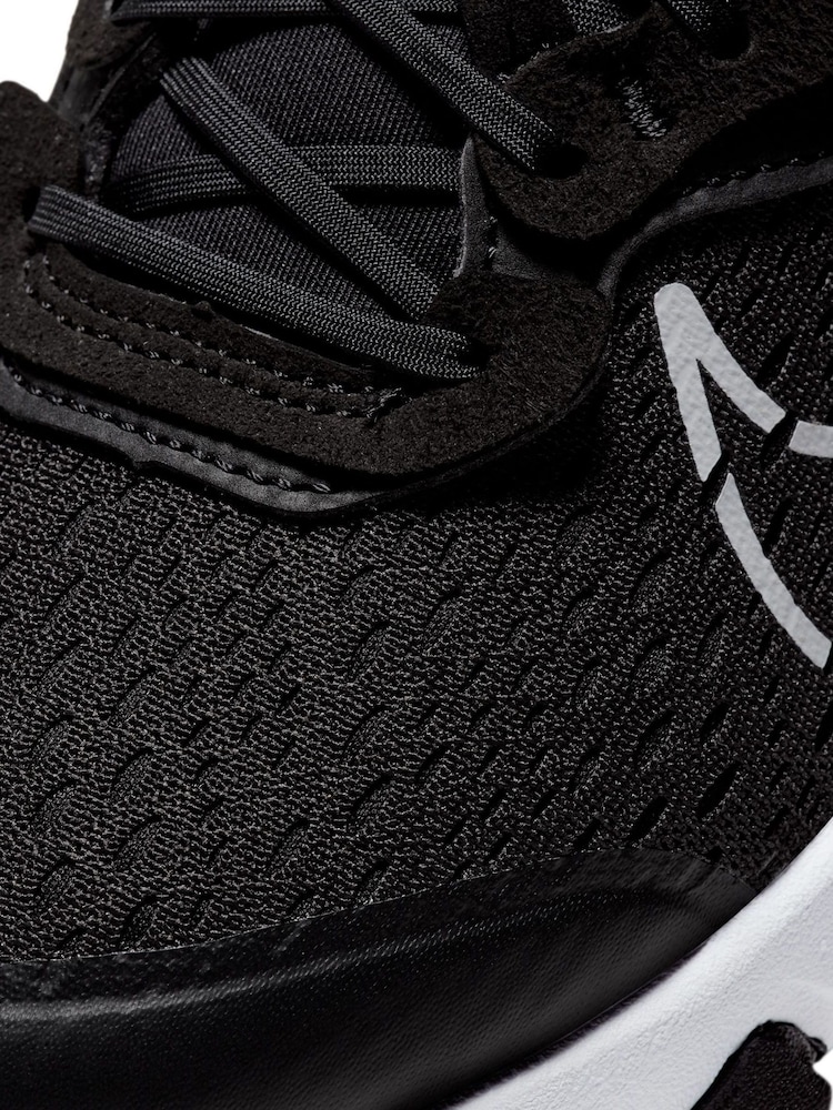 Nike Black/White React Vision Youth Trainers - Image 10 of 10