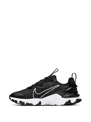 Nike Black/White React Vision Youth Trainers - Image 4 of 10