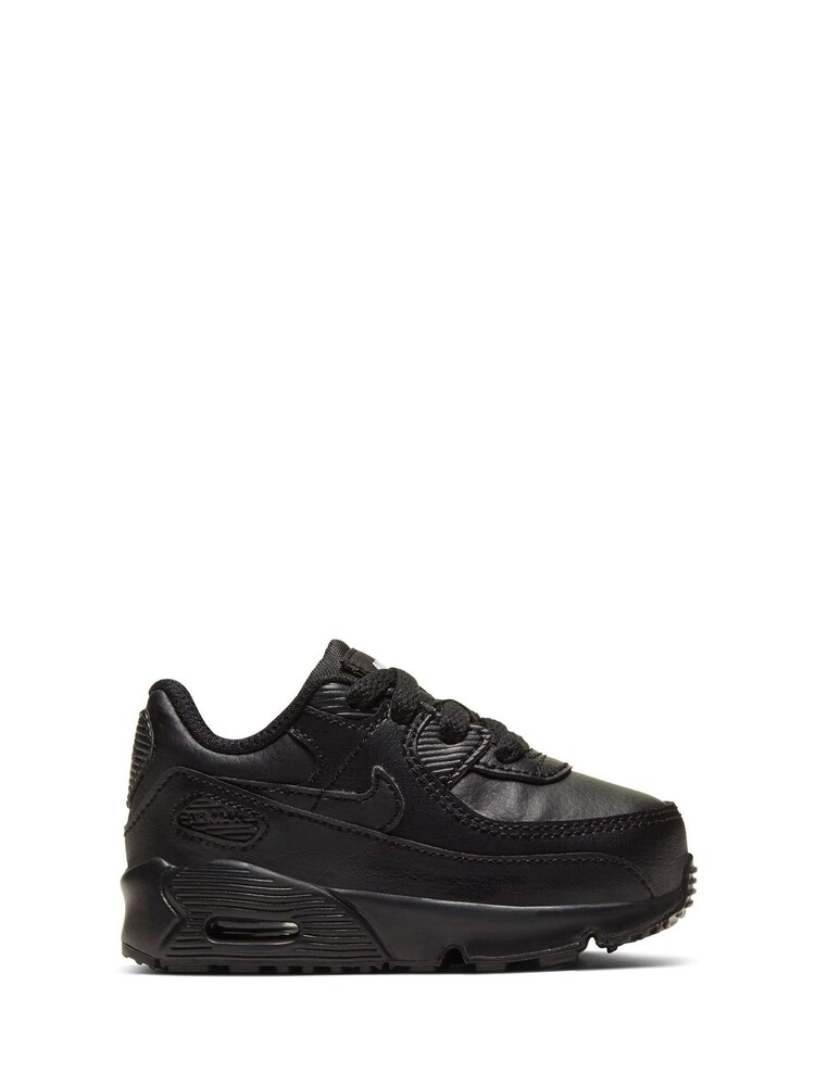 Nike Black Air Max 90 LTR Infant Trainers - Image 1 of 7