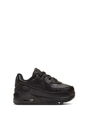 Nike Black Air Max 90 LTR Infant Trainers - Image 3 of 7