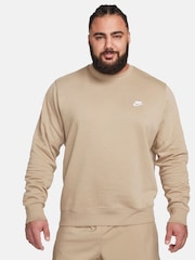 Nike Brown Club Crew Sweatshirt - Image 1 of 5