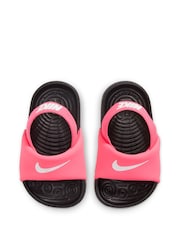 Nike Pink Kawa Baby/Toddler Sliders - Image 5 of 8