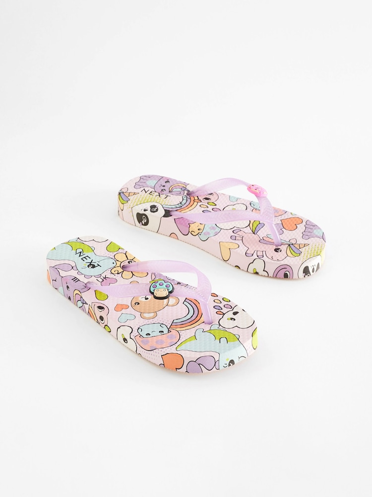 Purple Character Flip Flops - Image 1 of 6