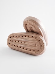 Rose Gold Metallic Chunky Sliders - Image 4 of 5