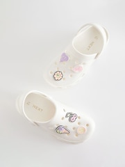 White Character Badge Clogs - Image 3 of 5