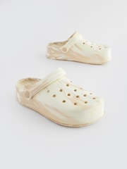 Neutral Marble Chunky Clogs - Image 2 of 6