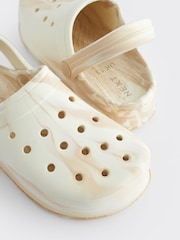 Neutral Marble Chunky Clogs - Image 6 of 6