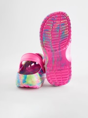 Pink Neon Marble Clogs - Image 5 of 5