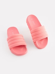 Pink Quilted Sliders - Image 1 of 6
