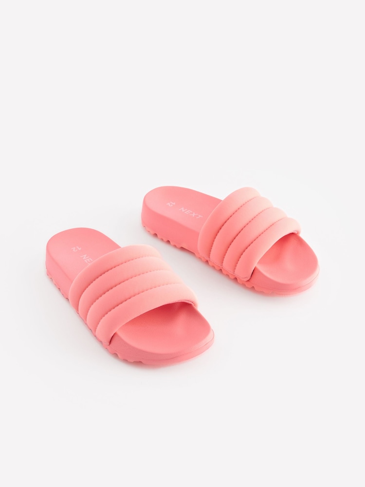 Pink Quilted Sliders - Image 6 of 6